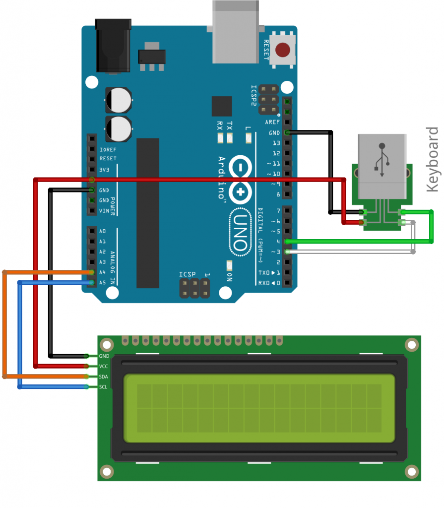Input keyboard untuk LCD 16×2 menggunakan Arduino – Semesin