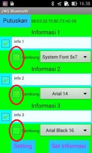 mode sambung jws bluetooth