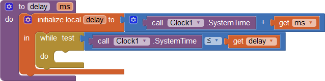 fungsi delay app inventor 